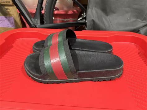 black guy wears pink gucci flip flops|Gucci Flip Flops for sale.